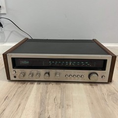 Kenwood KR-4400 Stereo Receiver Vintage Silver-Face Black AS-IS