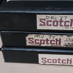 Scotch 206 Recording Tape LOT OF 3( 7″ Reels Hi Output/Low Noise) FOR MASTERING