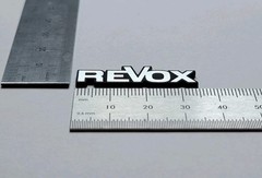 Revox Tape To Tape & Equipment Badge Logo Premium Silver With 3M Adhesive