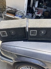 Cerwin Vega JMH-1 Hf High Frequency Drivers Aluminum Horns Rmh1000 W/ cabinets
