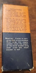 CALRAD 2 SET COUPLER WITH BRACKET MODEL 2-C NEW NEVER USED In Box