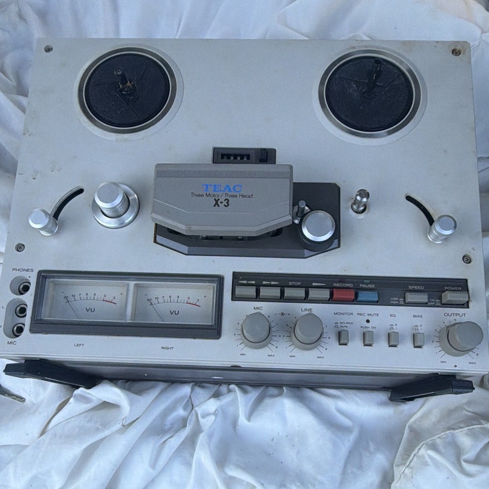 TEAC X-3 Reel-to-Reel Tape Recorder Deck Model X-3 MPN X-3