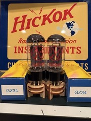 JJ GZ34 S 5AR4 Closely Matched Rectifier Tube Pair – New Dealer Stock