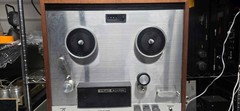 Vtg TEAC A-6010 Auto Reverse Reel-Reel Powers Up, Reels Wind 4 Track 2 Channel