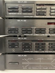 SAE Audio Stack A202 P102 T102 C102 Amplifier Pre Amp Tuner Cassette Deck *READ*