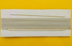25-Ft Braided Dial String Vintage Radios Clock Weight Cord 0.054″ (1.4mm) White