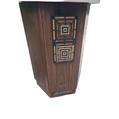 PAIR EMPIRE GRENADIER 6000 SPEAKERS Round Marble Table Top Vintage -PLEASE READ