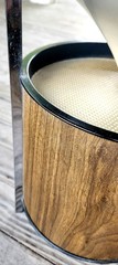 TESTED! Zenith Circle of Sound Speakers with Wood Grain / Round / Retro Omni-VTG