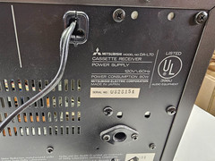 Vintage -Mitsubishi 7 Cassette Changer, Receiver, System #DA-L70-Japan -WORKS
