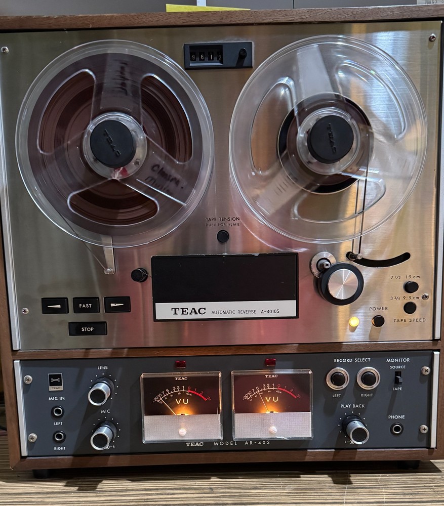 TEAC A-4010S Auto Reverse Reel to Reel Recorder Serviced Tested Belt Replaced