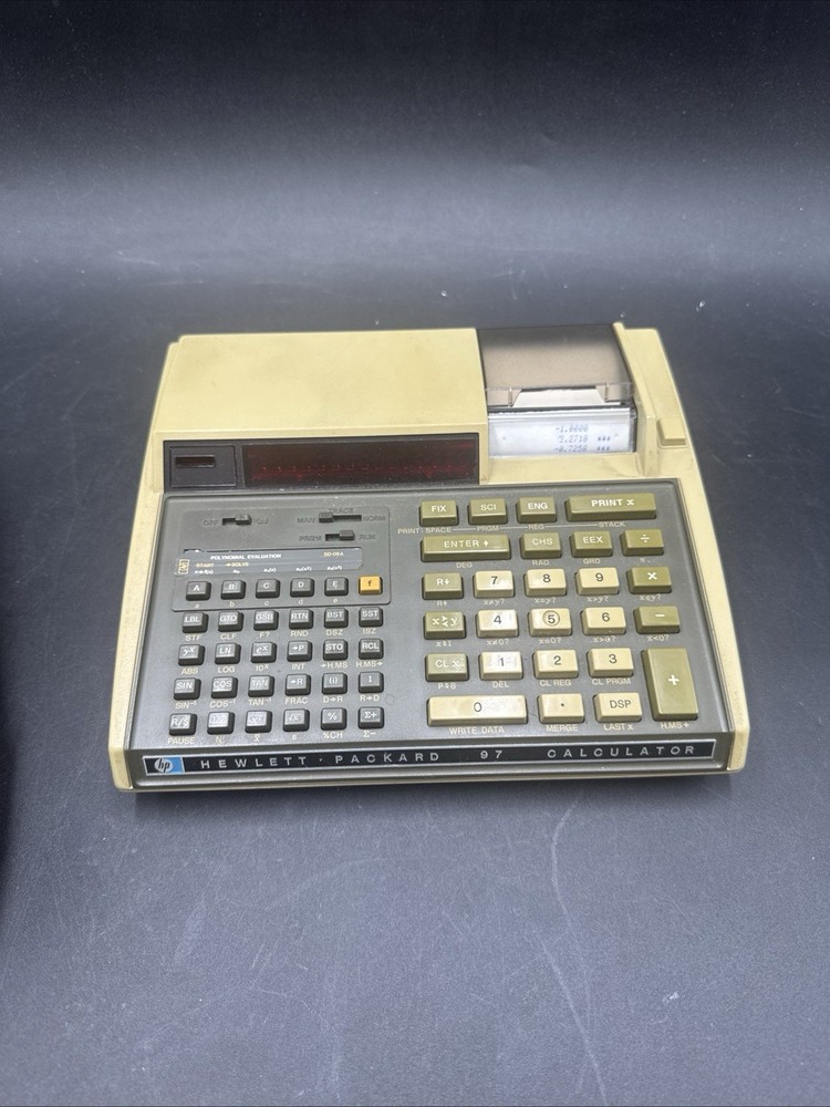 Hewlett-Packard HP 97 Programmable Calculator — No power cord – untested