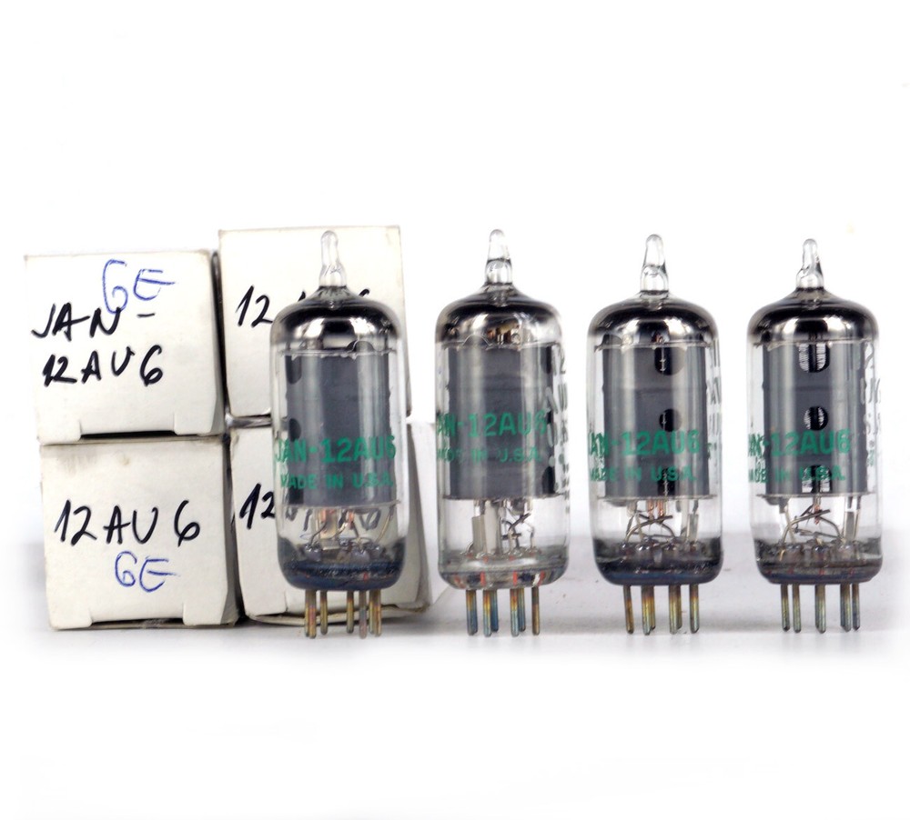 ONE 12AU6/HF94 GE NOS Tube Valvola Röhre Valve Lampe TSF Valvula 진공관 真空管 电子管