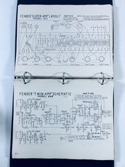 Fender Guitar & Amplifier Schematic Stratocaster Champ Vibrolux Concert Tremolux