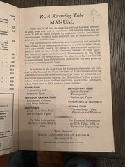 1954 RCA Receiving Tube Manual RC-17 – Vintage Technical Data Book