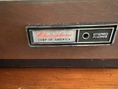 Garrard 2025TC Turntable Stereo Receiver FOR PARTS OR REPAIR As-Is w/Video VTG