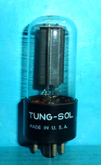 Tung-Sol 5Y3GT Rectifier Tube Black Plates D Getter Tested-