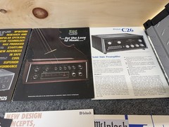 ⭐️LOT Original Dealer Brochures Mcintosh Amplifiers, Preamps, Tuners + Catalogs