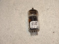 1 x CRC-5814A(12AU7) RCA Tube*Black Plates-O*Very Strong Testing*Command*#2