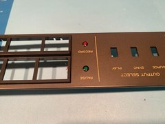 Teac A-3440 Reel To Reel Player Parting Out – Faceplate