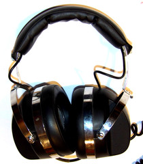 VINTAGE 1970s ELEGA DR-100HR STEREO HEADPHONES! MOD ’70s STYLE! DUAL VOLUME!