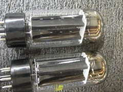 Sylvania 5U4GB / 5AS4A Rectifier Tubes …….NOS…..Pair of Black Plates