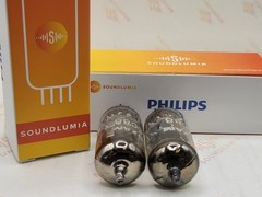 Philips ECC88 6DJ8 O-Getter Matched Pair – Adzam Label Heerlen 1965/67 – Strong