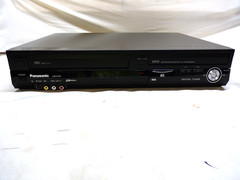 PANASONIC DMR EZ48V HiFi VCR DVD Player Recorder w/Remote HDMI *SEE VIDEO * Nice