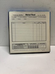 REALISTIC PROFESSIONAL METAL EMPTY REEL 7″ Cat. No. 44-280