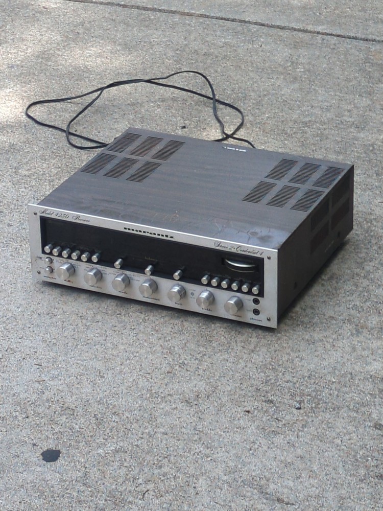 Marantz 4230 Stereo + Quadradial Receiver Untested Powers Up Sold As Is