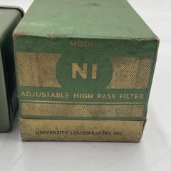 Vintage University Sound Speaker Crossovers N1 In Original Box