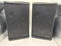Advent Indoor Outdoor Mini Advent Speakers Pair Black Tested Working Vintage