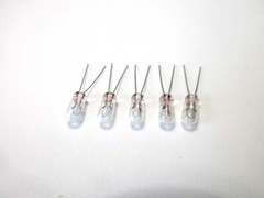 5 Grain of Wheat Bulbs 12v 100ma 4.5mm Indicator bulbs with Tracking #