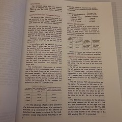 McIntosh MC225 Amplifier Schematic & Parts List Manual *Original* *VG*
