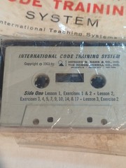 1963 Howard W Sams Co Inc International Code Training Manual Cassette Morse Code