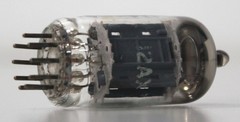 TUNGSOL 12AX7/ECC83 Long Black Plate Made in USA Amplitrex Tested Qty 1Pc