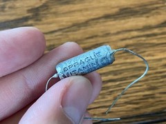 NOS Vintage .047 uf 300v PIO Capacitor Sprague Vitamin Q Oil Guitar Tone Qty Ava