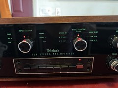 McIntosh C29 Stereo Preamplifier Clean Tested Wood Case.sanitized And Beautiful