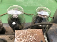 Antique 1940s Dual 45 Tube Amplifier from Record Cutter UTC PA 132 Transformer