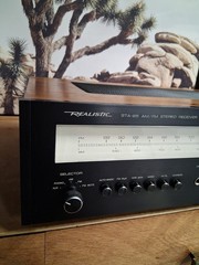 Realistic STA-85 AM/FM Stereo Receiver Vintage 1970’s Black Face PLS READ!