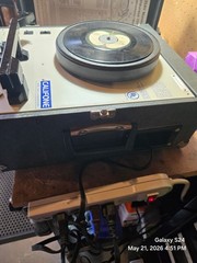 TESTED Vintage Califone Model 1030AV Phono record player. SEE DESCRIPTION