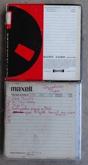 ​2 Vintage 7 Inch Reel to Reel Tapes Maxell LN 35-90 Sony PR-150 Open Reel Media