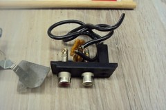 Technics SL-B350 Turntable RCA & Ground Wire Panel. Tested Parting Out SL-B350