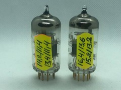 1x E88CC (ECC88, 6N23P-EV) Tesla, GOLD PINS (NEW, NOS, from 70s) TESTED 100%