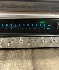 Pioneer SX-737 AM/FM Stereo Receiver Silver Face w/ Wood Case