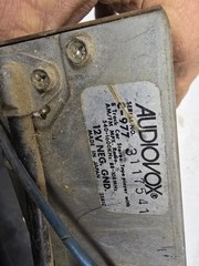 VTG Audiovox C-977 Vintage AM/FM 8 Track Stereo Radio Untested Parts/Repair!