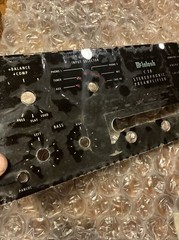McIntosh C28 Glass Faceplate for Preamp – Vintage Has Flaking
