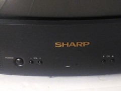 Vintage Sharp 25K-M100 CRT TV Retro Gaming Television No Remote 1998