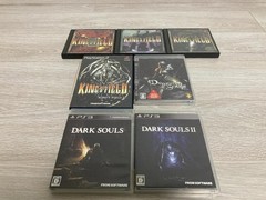 PS1 PS2 PS3 Kings Field 1 2 3 4, Dark Souls 1 2 3 From Software Set of 7 Games