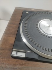 Vintage Silver Turntable KM 2024 As Is Untested RARE J McDonald Photograph
