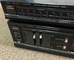 Vintage Fisher Stereo Amplifier CA-270 & FM tuner both working made in Japan
